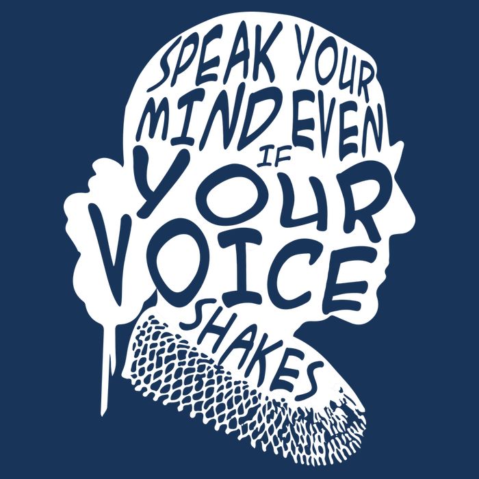 Ruth Bader Ginsburg Speak Your Mind  Performance Shirt
