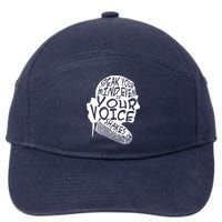 Ruth Bader Ginsburg Speak Your Mind  7-Panel Snapback Hat