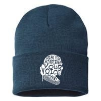 Ruth Bader Ginsburg Speak Your Mind  Sustainable Knit Beanie