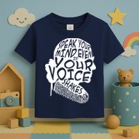 Ruth Bader Ginsburg Speak Your Mind  Toddler T-Shirt