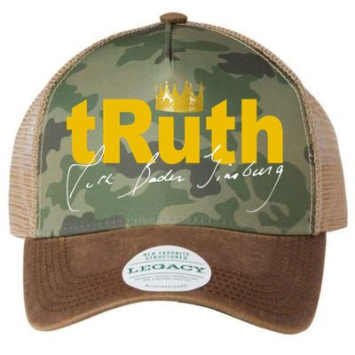 Ruth Bader Ginsburg Truth Crown Signature Legacy Tie Dye Trucker Hat