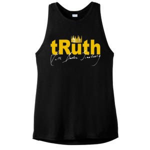 Ruth Bader Ginsburg Truth Crown Signature Ladies PosiCharge Tri-Blend Wicking Tank