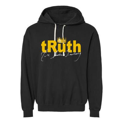 Ruth Bader Ginsburg Truth Crown Signature Garment-Dyed Fleece Hoodie