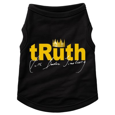Ruth Bader Ginsburg Truth Crown Signature Doggie Tank