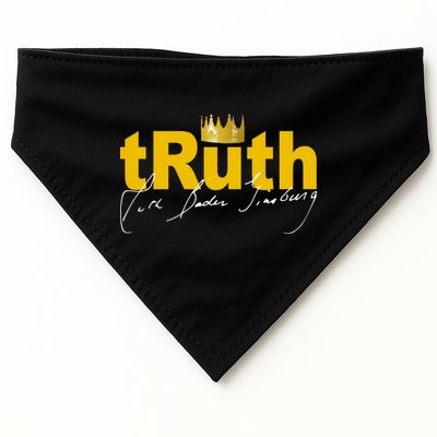 Ruth Bader Ginsburg Truth Crown Signature USA-Made Doggie Bandana