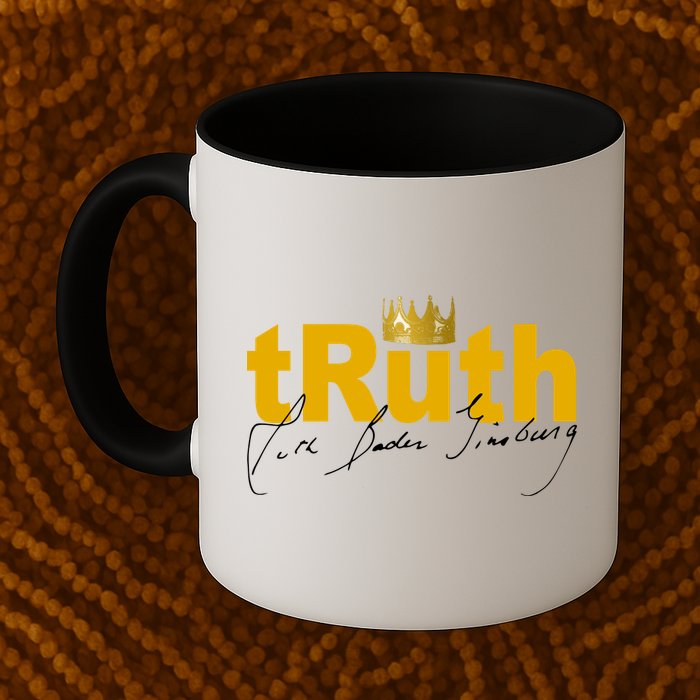 Ruth Bader Ginsburg Truth Crown Signature Coffee Mug
