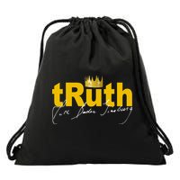 Ruth Bader Ginsburg Truth Crown Signature Drawstring Bag