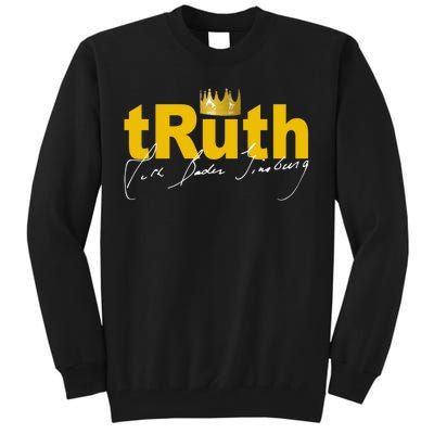 Ruth Bader Ginsburg Truth Crown Signature Tall Sweatshirt