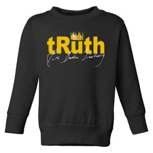 Ruth Bader Ginsburg Truth Crown Signature Toddler Sweatshirt