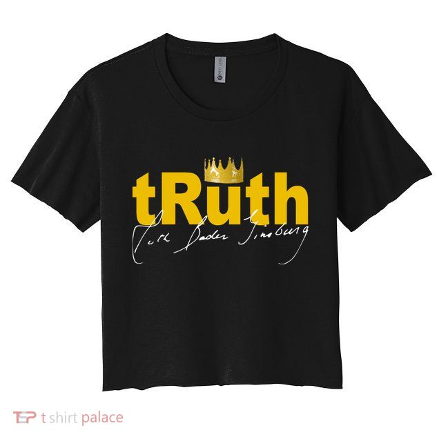 Ruth Bader Ginsburg Truth Crown Signature Crop Top