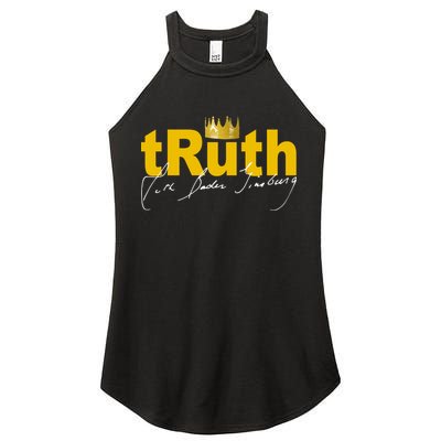 Ruth Bader Ginsburg Truth Crown Signature Women's Perfect Tri Rocker Tank