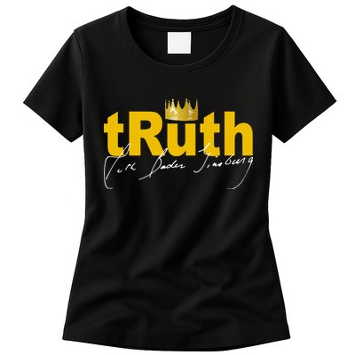 Ruth Bader Ginsburg Truth Crown Signature Womens T-Shirt