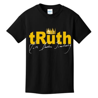 Ruth Bader Ginsburg Truth Crown Signature Kids T-Shirt