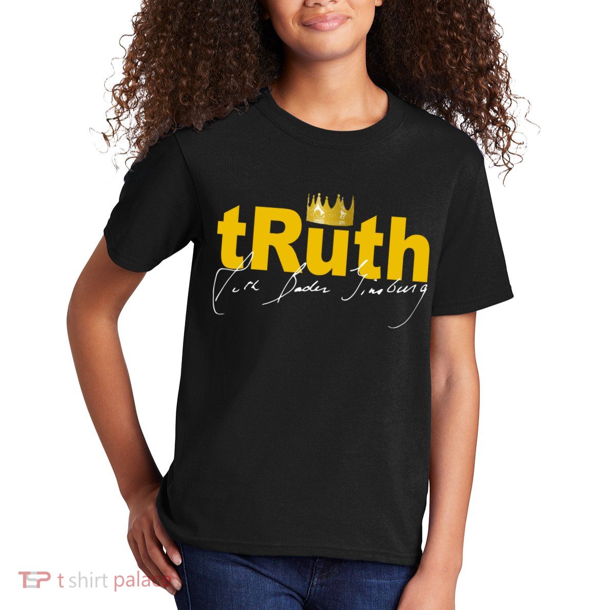 Ruth Bader Ginsburg Truth Crown Signature Kids T-Shirt
