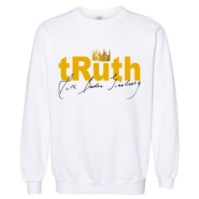 Ruth Bader Ginsburg Truth Crown Signature Garment-Dyed Sweatshirt