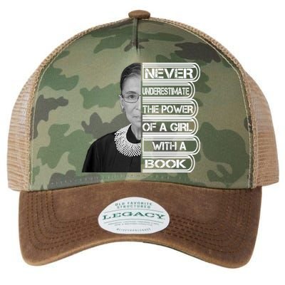 Ruth Never Underestimate a Power of a Book Legacy Tie Dye Trucker Hat