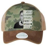 Ruth Never Underestimate a Power of a Book Legacy Tie Dye Trucker Hat