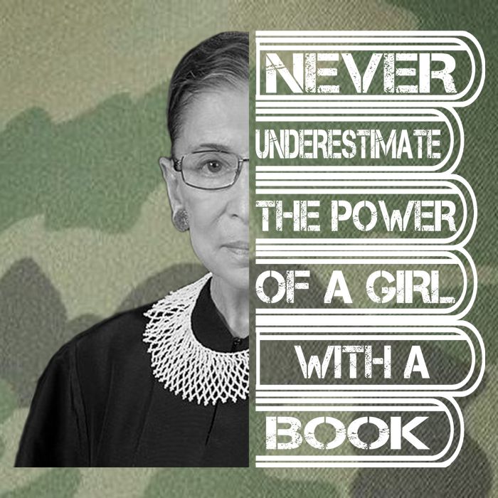 Ruth Never Underestimate a Power of a Book Legacy Tie Dye Trucker Hat