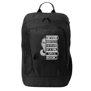 Ruth Never Underestimate a Power of a Book City Backpack