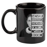 Ruth Never Underestimate a Power of a Book 11oz C Handle Ceramic Mug
