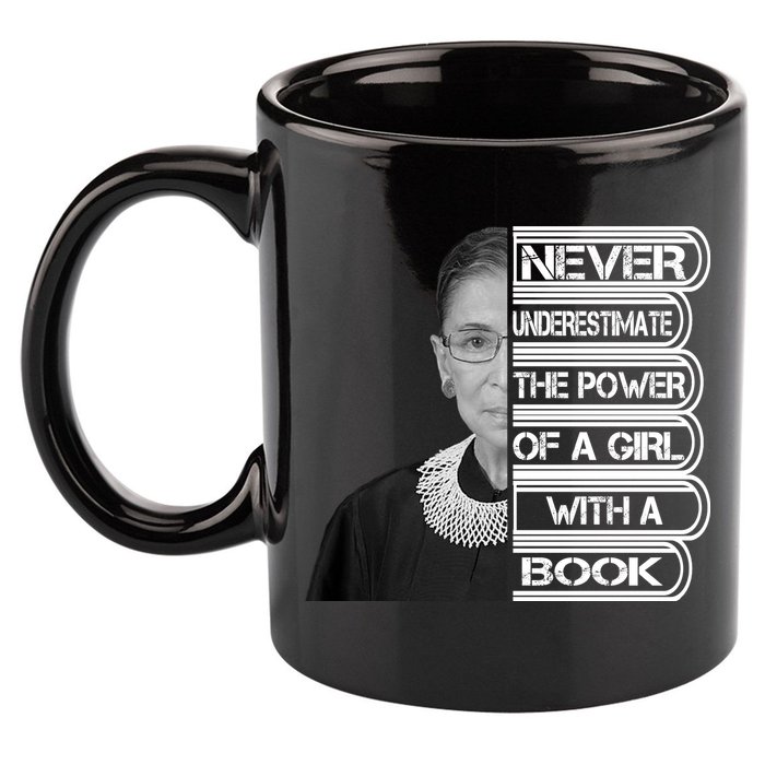 Ruth Never Underestimate a Power of a Book 11oz C Handle Ceramic Mug