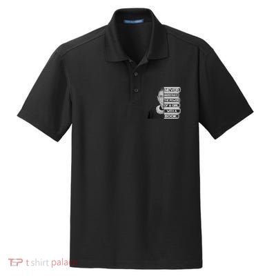 Ruth Never Underestimate a Power of a Book Dry Zone Grid Polo