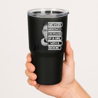 Ruth Never Underestimate a Power of a Book Tumbler