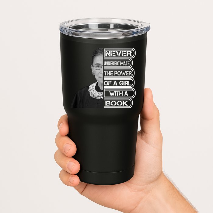 Ruth Never Underestimate a Power of a Book Tumbler