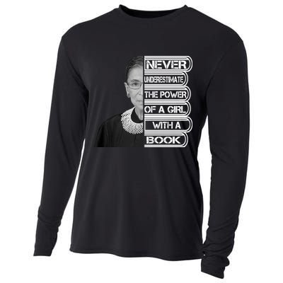 Ruth Never Underestimate a Power of a Book Cooling Performance Long Sleeve Crew