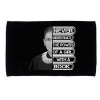 Ruth Never Underestimate a Power of a Book Microfiber Hand Towel