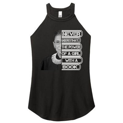 Ruth Never Underestimate a Power of a Book Women's Perfect Tri Rocker Tank