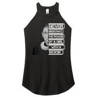 Ruth Never Underestimate a Power of a Book Women's Perfect Tri Rocker Tank
