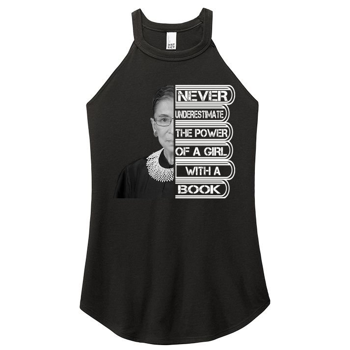 Ruth Never Underestimate a Power of a Book Women's Perfect Tri Rocker Tank
