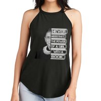 Ruth Never Underestimate a Power of a Book Women's Perfect Tri Rocker Tank