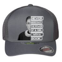 Ruth Never Underestimate a Power of a Book Flexfit Unipanel Trucker Cap