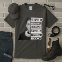 Ruth Never Underestimate a Power of a Book Tall T-Shirt