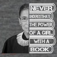 Ruth Never Underestimate a Power of a Book Button