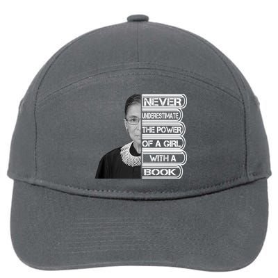 Ruth Never Underestimate a Power of a Book 7-Panel Snapback Hat