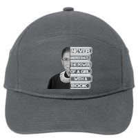 Ruth Never Underestimate a Power of a Book 7-Panel Snapback Hat