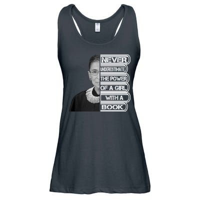 Ruth Never Underestimate a Power of a Book Ladies Essential Flowy Tank