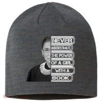 Ruth Never Underestimate a Power of a Book Sustainable Beanie