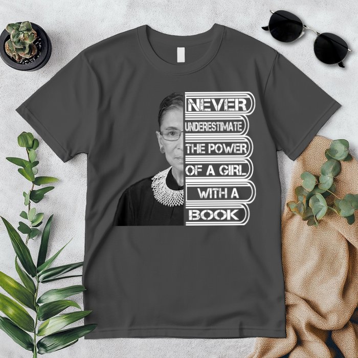 Ruth Never Underestimate a Power of a Book Premium T-Shirt