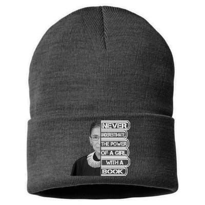 Ruth Never Underestimate a Power of a Book Sustainable Knit Beanie