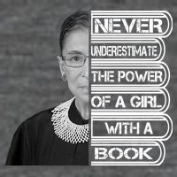 Ruth Never Underestimate a Power of a Book Baby Bodysuit