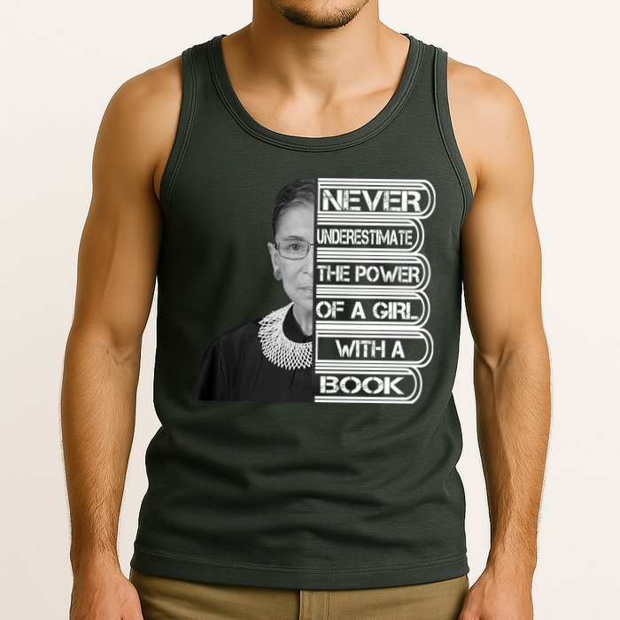 Ruth Never Underestimate a Power of a Book Tank Top