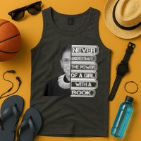 Ruth Never Underestimate a Power of a Book Tank Top