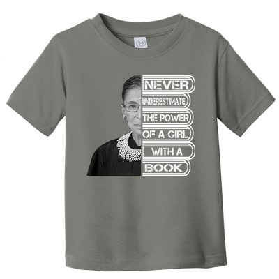 Ruth Never Underestimate a Power of a Book Toddler T-Shirt