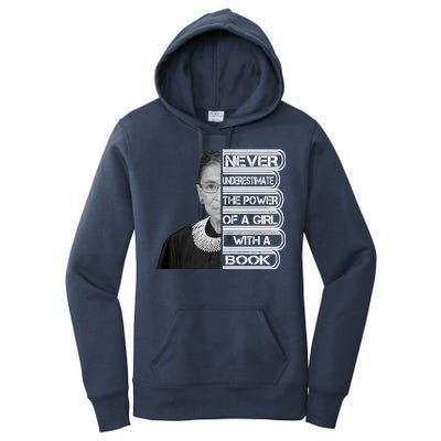 Ruth Never Underestimate a Power of a Book Women's Pullover Hoodie