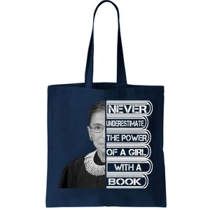 Ruth Never Underestimate a Power of a Book Tote Bag