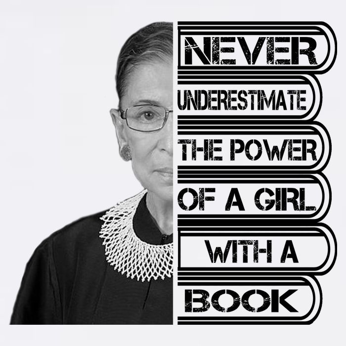 Ruth Never Underestimate a Power of a Book Garment-Dyed Sweatshirt